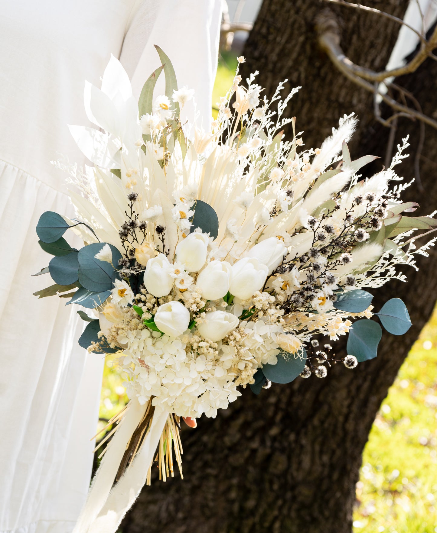 White tulips