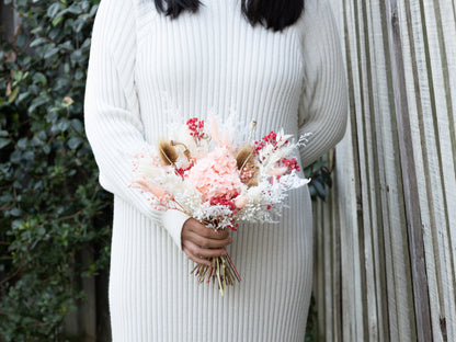 Pink Hydrangea Bridesmaid Posy