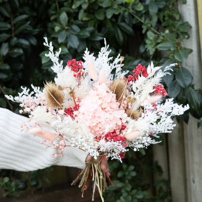 Pink Hydrangea Bridesmaid Posy