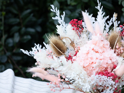 Pink Hydrangea Bridesmaid Posy