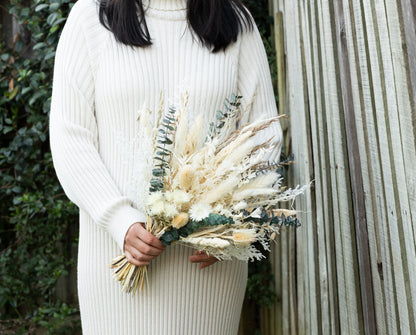 Everlasting Ivory Meadow Bridal Bouquet