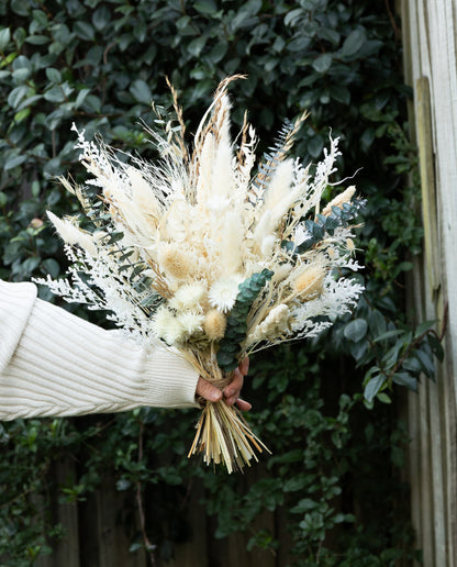 Everlasting Ivory Meadow Bridal Bouquet