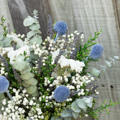 Dusty Blue Dream Dried Bridal Bouquet