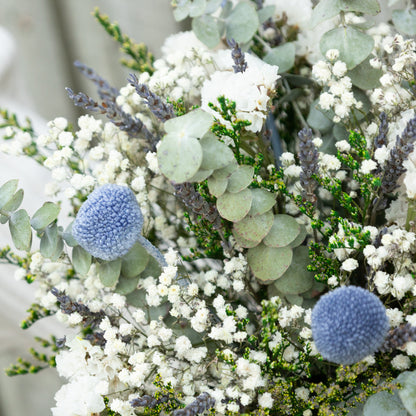 Dusty Blue Dream Dried Bridal Bouquet