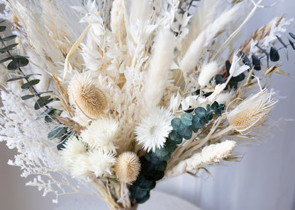 Everlasting Ivory Meadow Bridal Bouquet