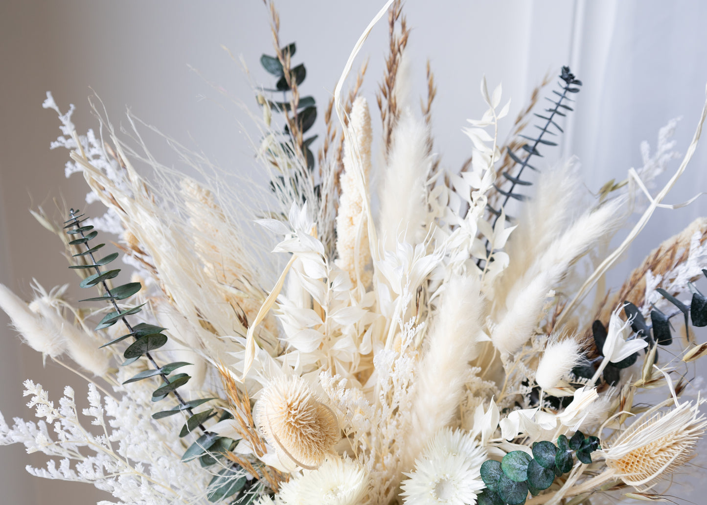 Everlasting Ivory Meadow Bridesmaid Bouquet