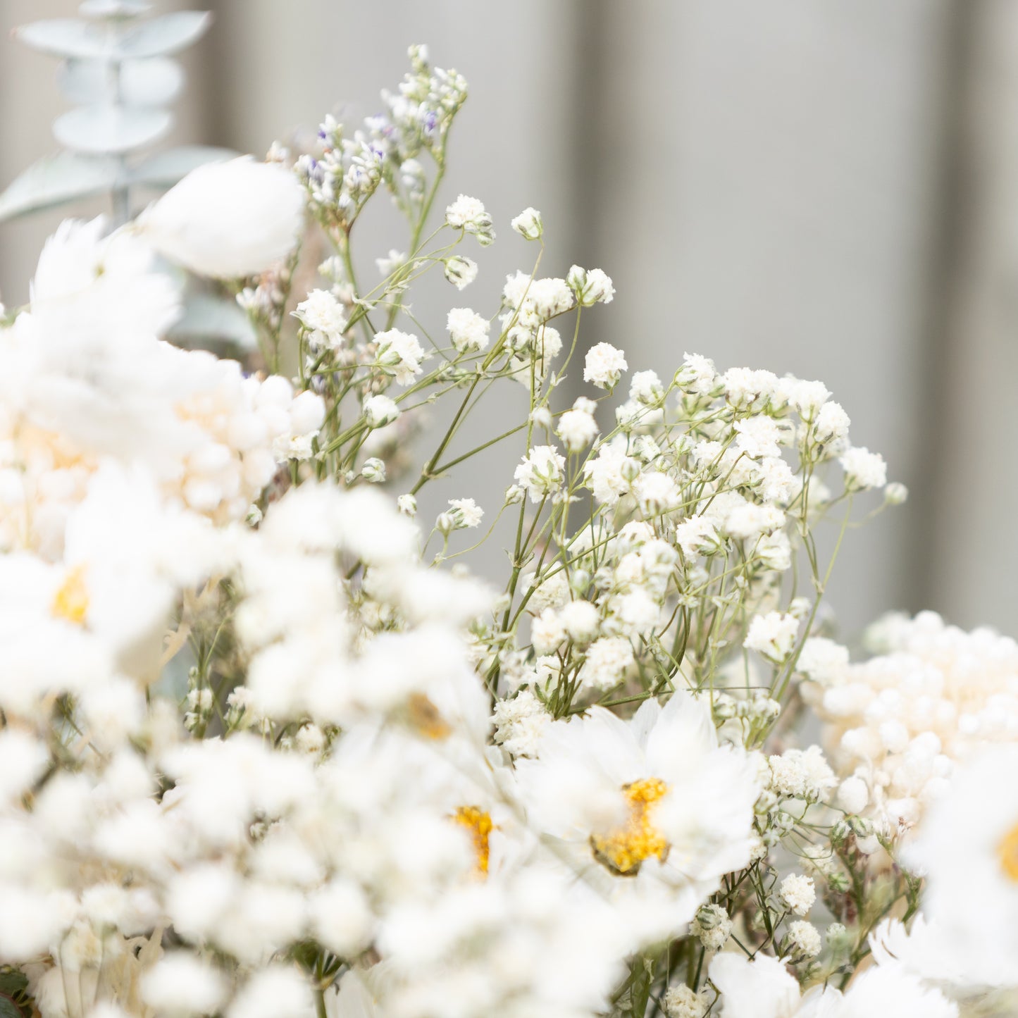 Soft Eucalyptus & Daisy Bridal bouquet