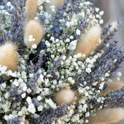 Lavender & Baby’s Breath Dried Bridal Bouquet