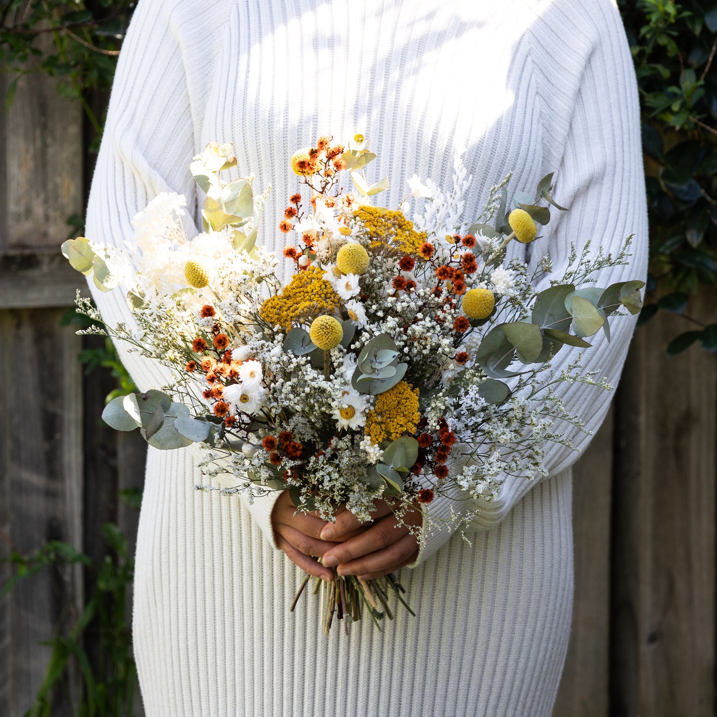 Golden Meadow Wildflower Bridesmiad Bouquet