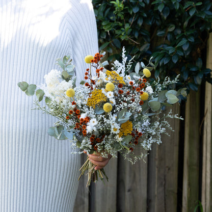 Golden Meadow Wildflower Bridal Bouquet
