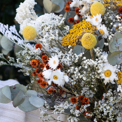 Golden Meadow Wildflower Bridal Bouquet