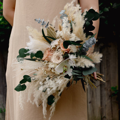 Golden Blush Bridal Bouquet