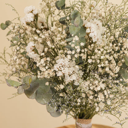Soft Eucalyptus & Baby's Breath Bridal Bouquet