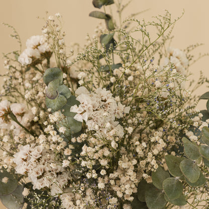 Soft Eucalyptus & Baby's Breath Bridal Bouquet