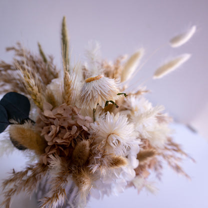 Neutral Preserved Flower Arrangement | Blush & Beige Gift Arrangement