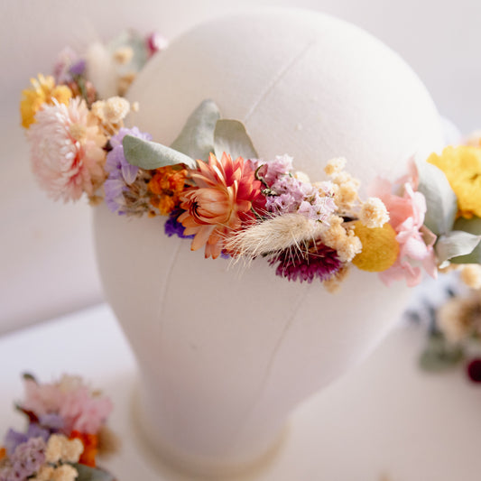 Spring Meadow Dried Flower Crown