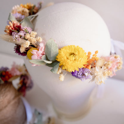 Spring Meadow Dried Flower Crown