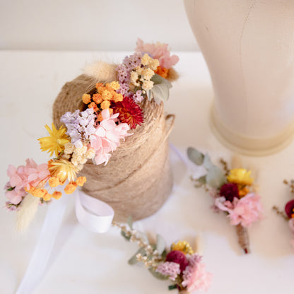 Spring Meadow Dried Flower Crown