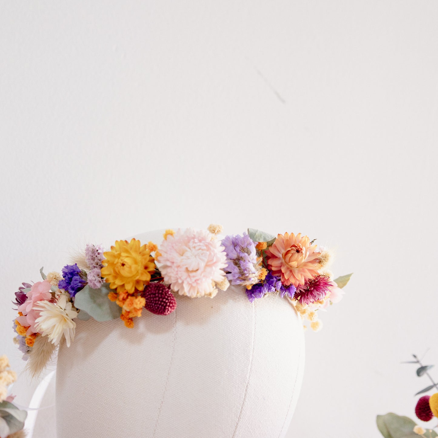 Spring Meadow Dried Flower Crown