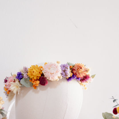 Spring Meadow Dried Flower Crown
