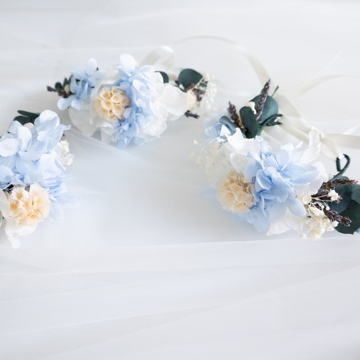 Blue Serenity | Blue & White Hydrangea Bridal Bouquet
