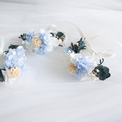 Blue Serenity | Blue & White Hydrangea Bridal Bouquet