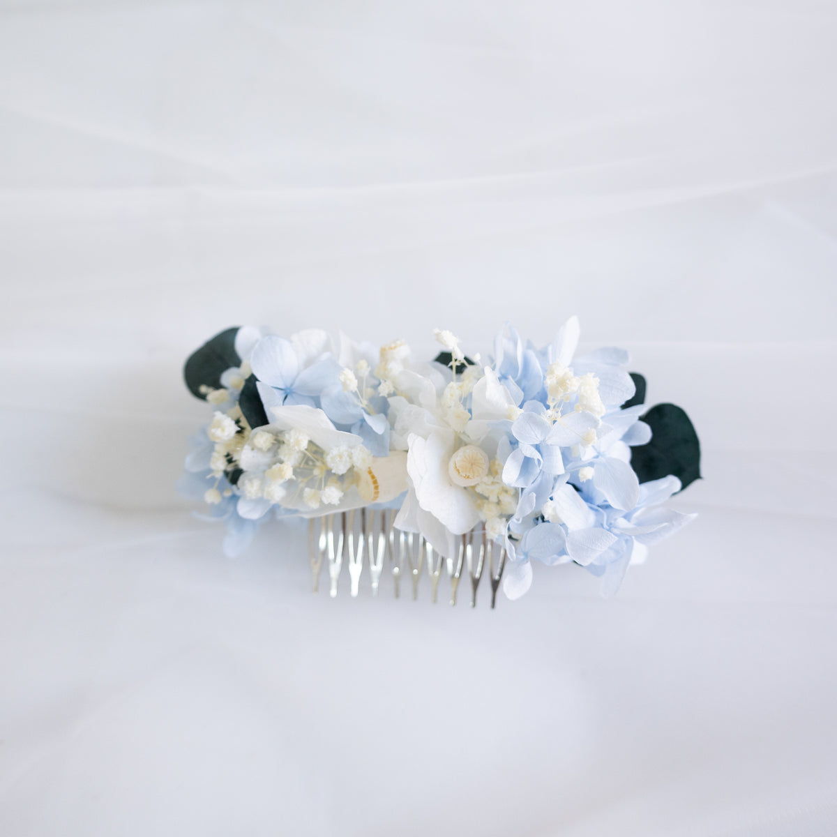 Blue Serenity | Blue & White Hydrangea Bridal Bouquet