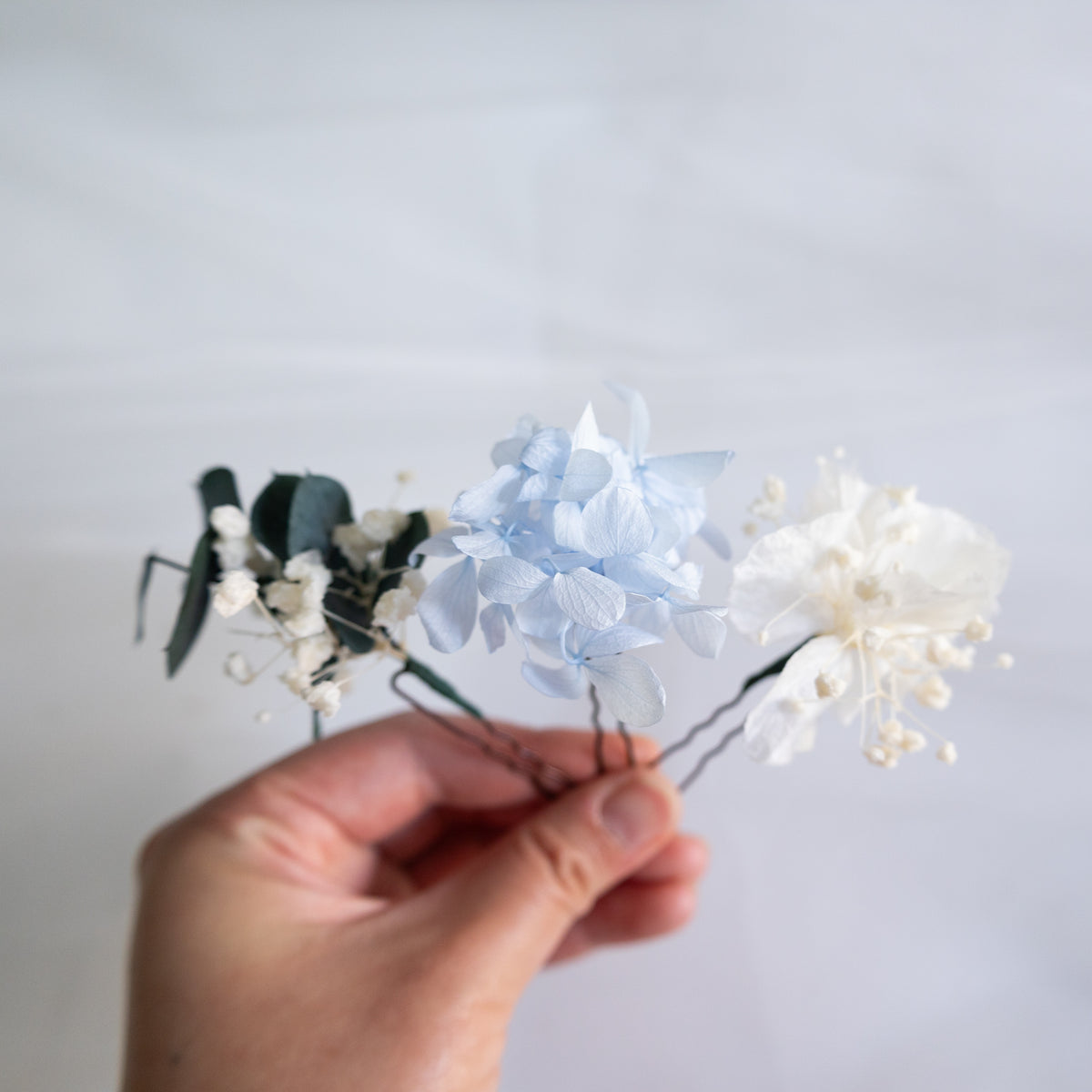Blue Serenity | Blue & White Hydrangea Bridal Bouquet