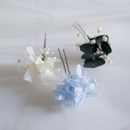 Blue Serenity | Blue & White Hydrangea Bridal Bouquet