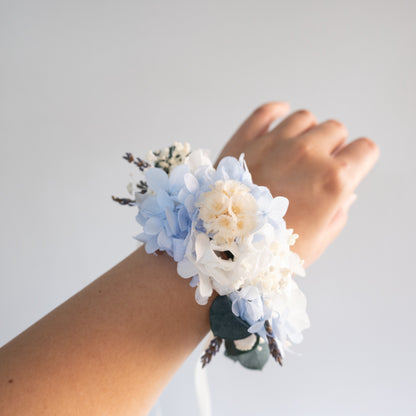 Blue Serenity | Blue & White Hydrangea Bridal Bouquet