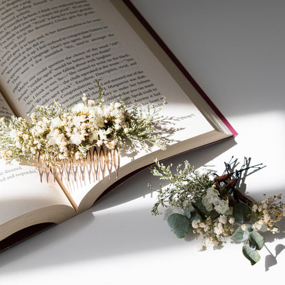 Soft Eucalyptus & Baby's Breath Bridal Bouquet