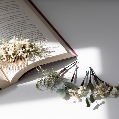 Soft Eucalyptus & Baby's Breath Bridal Bouquet