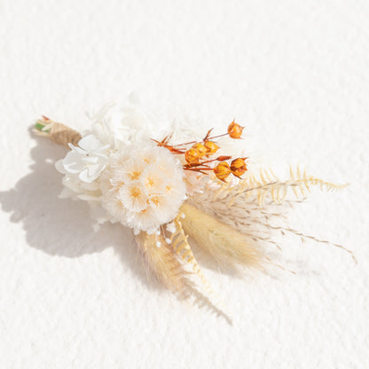 Boho Rustic Ivory Bridal Bouquet