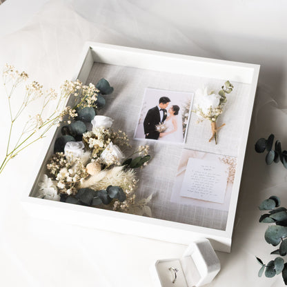 Custom Wedding Bouquet–Inspired Keepsake Frame