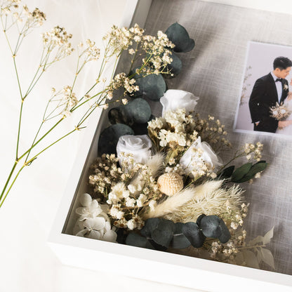 Custom Wedding Bouquet–Inspired Keepsake Frame