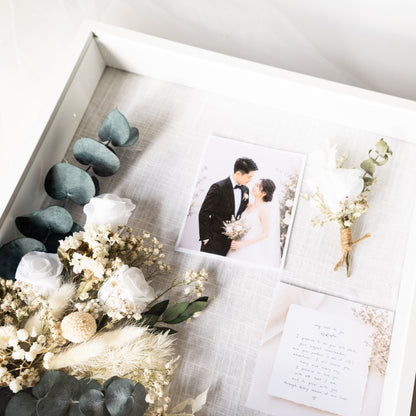 Custom Wedding Bouquet–Inspired Keepsake Frame