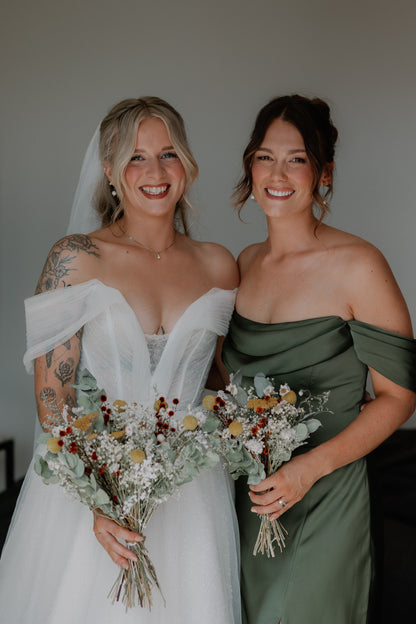 Golden Meadow Wildflower Bridal Bouquet