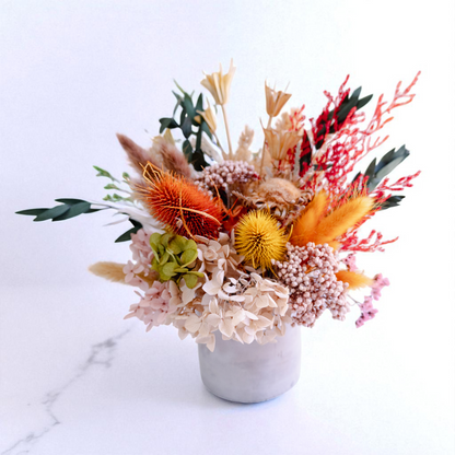 Boho Sunset Preserved Flower Arrangement | Gift Arrangement