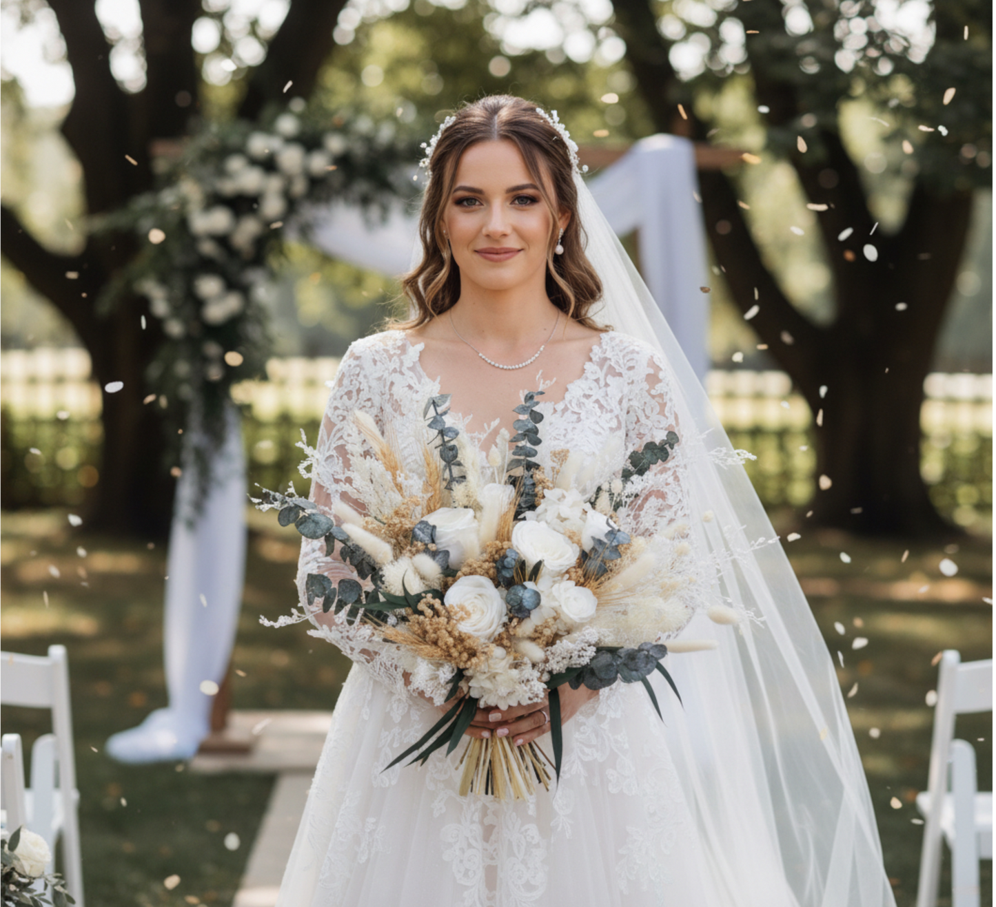 Evergreen Grace Bridal Bouquet