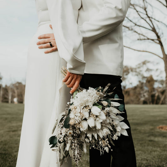White tulips Bridesmaid bouquet