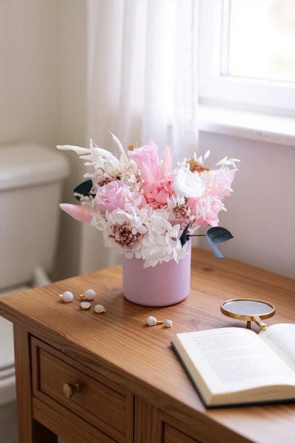 Blush Petite Preserved Flower Arrangement | Dried Flower Gift
