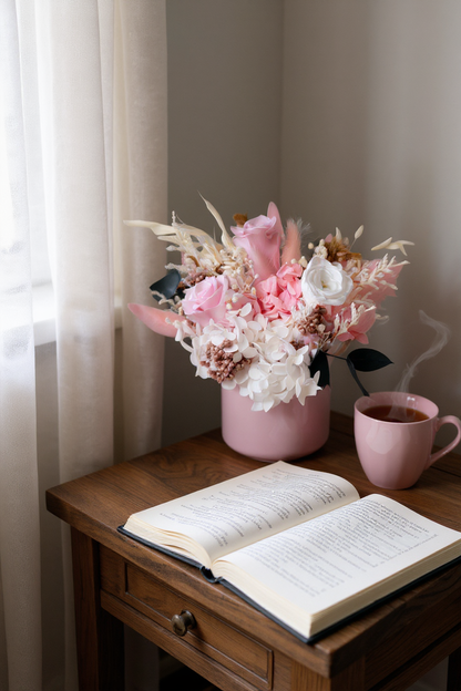 Blush Petite Preserved Flower Arrangement | Dried Flower Gift