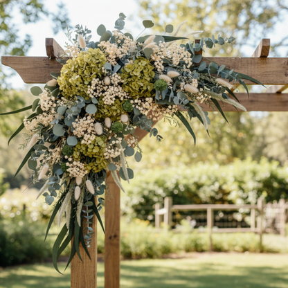 Olive Bloom Wedding Arbor Flowers