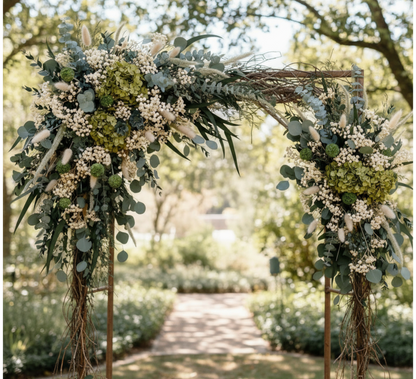 Olive Bloom Wedding Arbor Flowers